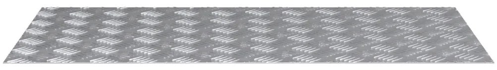 Alumínium Rácsos Lemezek 2 db Csúszásmentes 100x50 cm