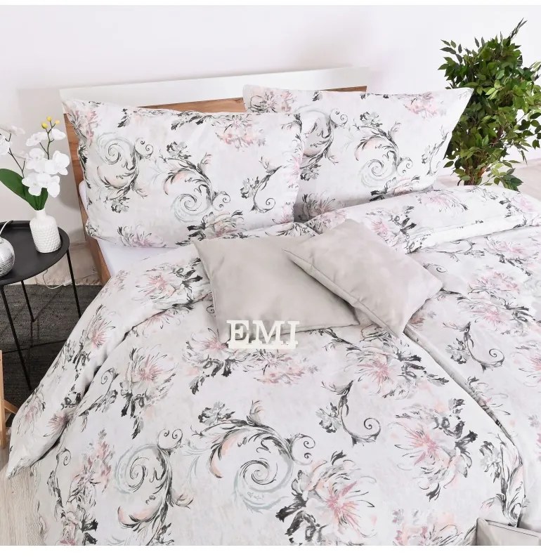 EMI Mariet szatén ágyneműhuzat 140x200 + 70x90 cm, A standard egyszemélyes ágy szett tartalma: 1x 140x200 + 1x 70x90