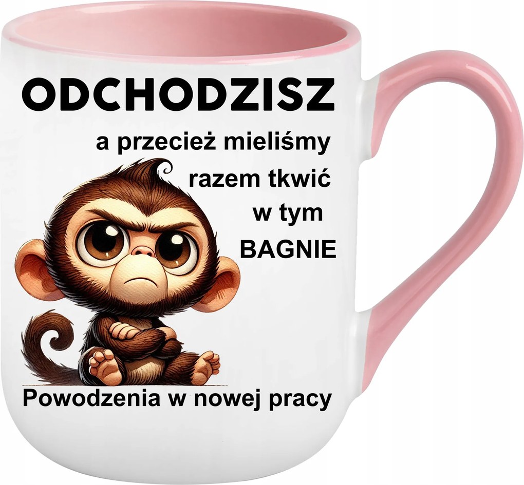 Bögre Elegáns Ajándék Búcsú A Munkától Távozás A Munkából Majom Távozik