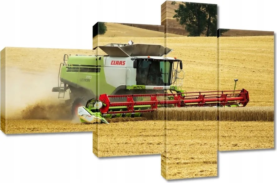 Vászonkép 100x70 Kombájn Aratás