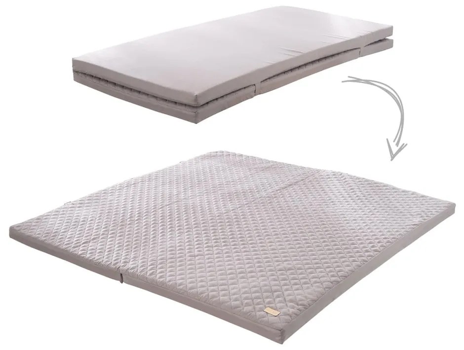 Sötétszürke játszószőnyeg 120x120 cm Style – Roba