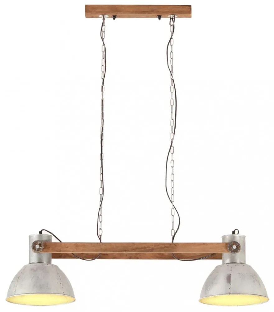 ezüstszínű ipari függőlámpa 25 W 109 cm E27
