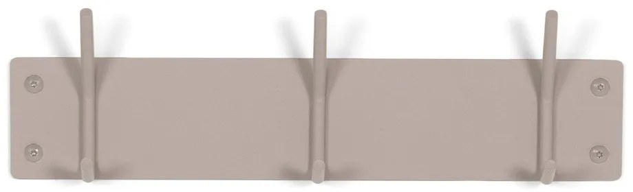 Szürkésbarna fém fali fogas 40 cm Fusion – Spinder Design