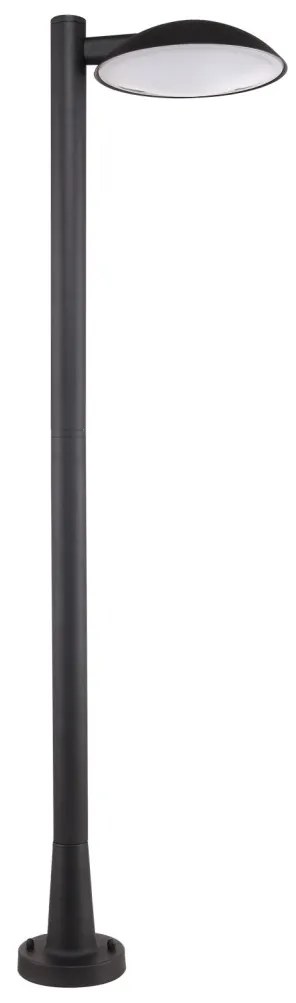 ITALUX 66915-BK-9 PIOMBINO Modern Kültéri Állólámpa Fekete LED IP44