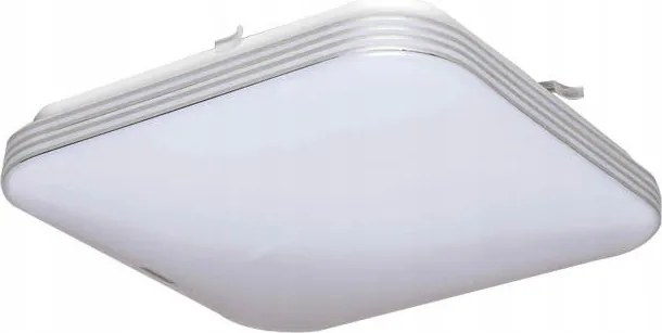 Fürdőszobai Lámpa Led Fürdőszobai Plafon 20W IP44 Dekoratív Panel Króm