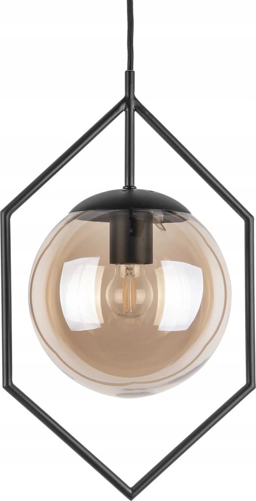 Függő mennyezeti lámpa barna előszoba hálószoba nappaliba Diamond XX