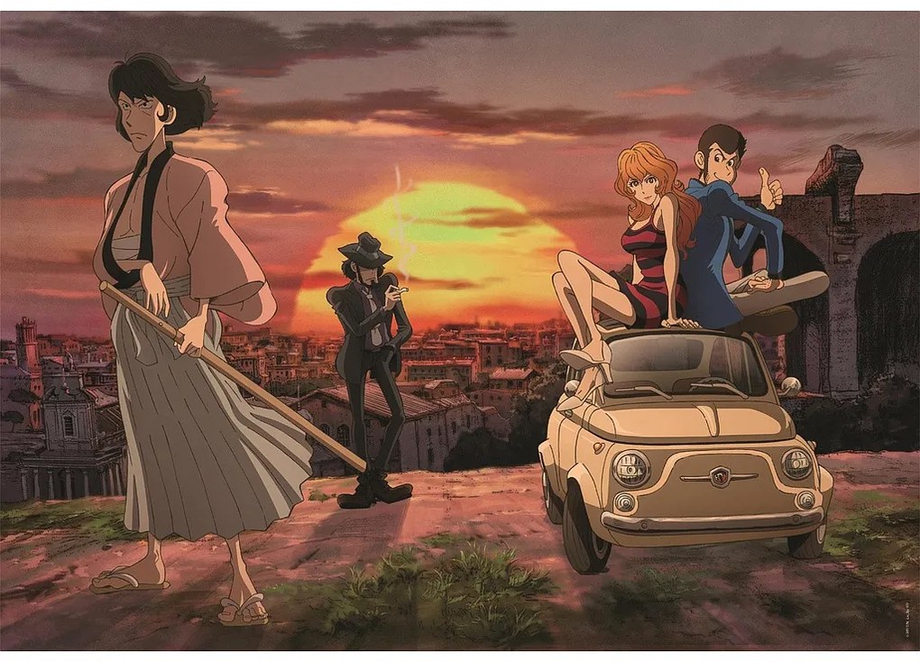 Lupin III Sunset 1000 db-os Compact puzzle Clementoni