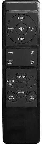 Top Light-LED Dimmelhető mennyezeti lámpa SATELLITE LED/36W/230V 3000-6500K fekete + távirányító