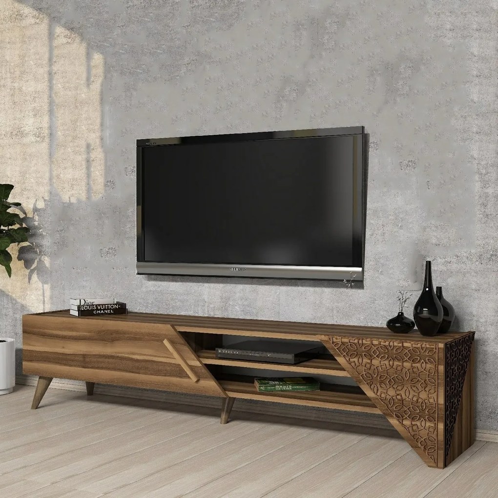 Beril Walnut TV-asztal