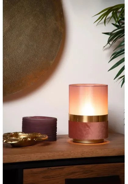 Lucide 10508/01/66 - Asztali lámpa EXTRAVAGANZA TUSSE 1xE14/40W/230V rózsaszín