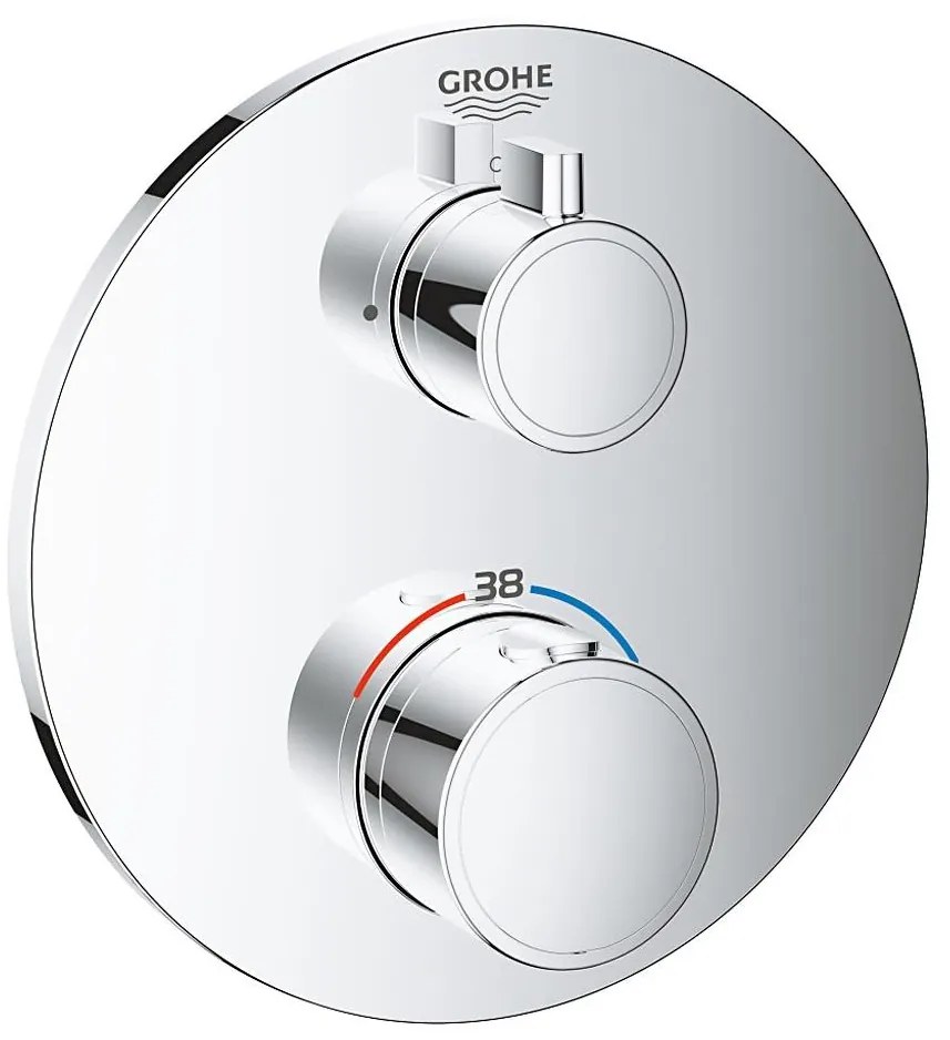 GROHE 24075000 - GROHTHERM termosztátos csaptelep, fényes króm