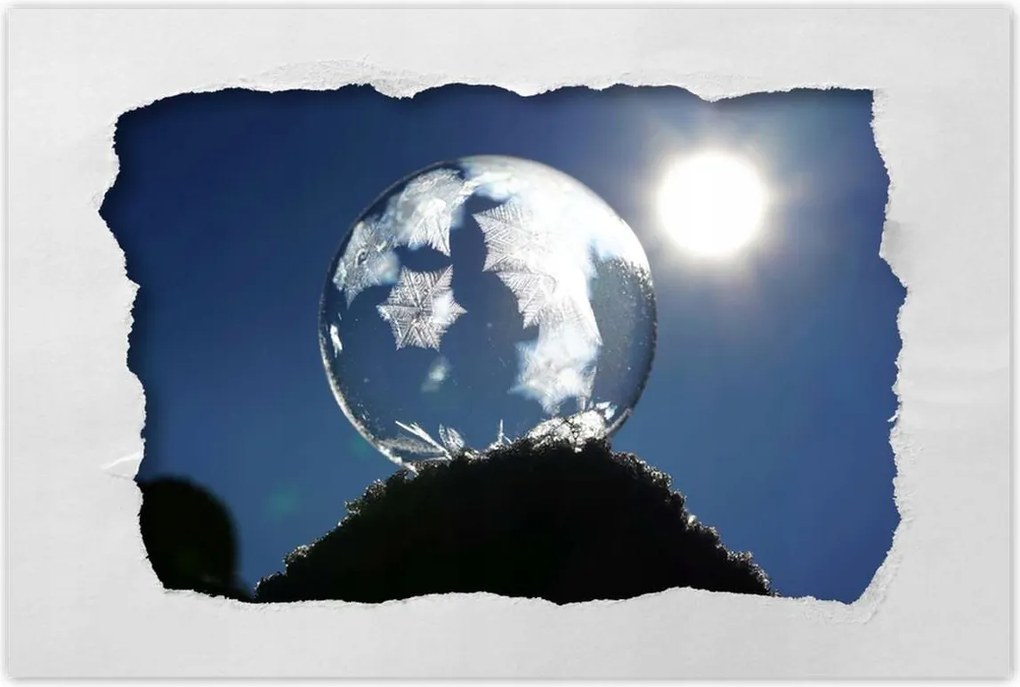 Poszterek 60x40 Fagyasztott gömb Karácsony