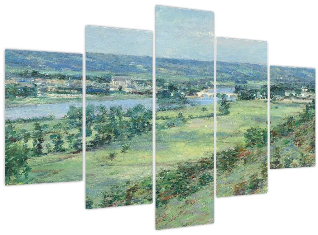 Kép - Theodore Robinson, The Valley of the Seine, From the Hills of Giverny, reprodukciók (150x105 cm)