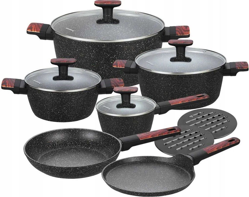 12 Részes Márvány Edénykészlet Klausberg Edénykészlet