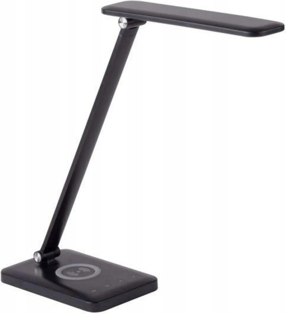 Just Light Led asztali lámpa, fekete, Qi töltés, érintésvezérelt fényerő, Cct