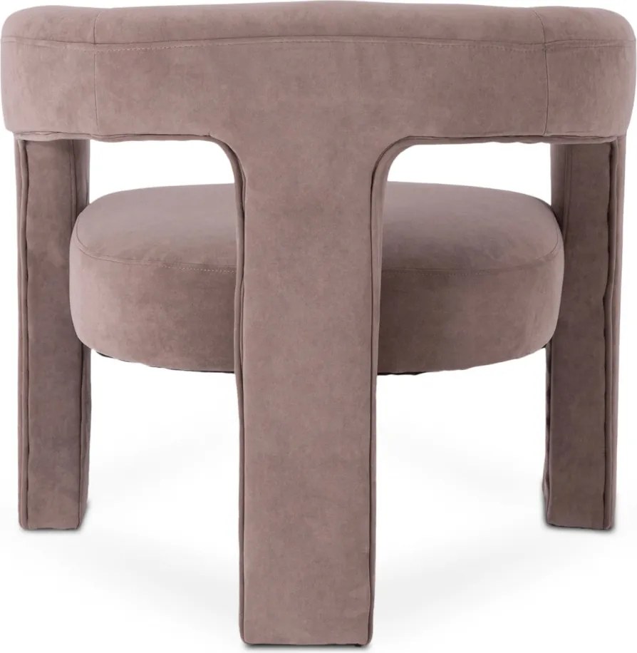 Design Fotel sötét bézs színben. LILLE