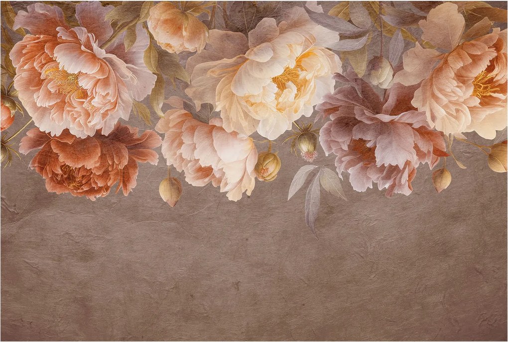 Modern fotótapéta Flizelina falra Virágos elegancia 104x70 Ragasztó