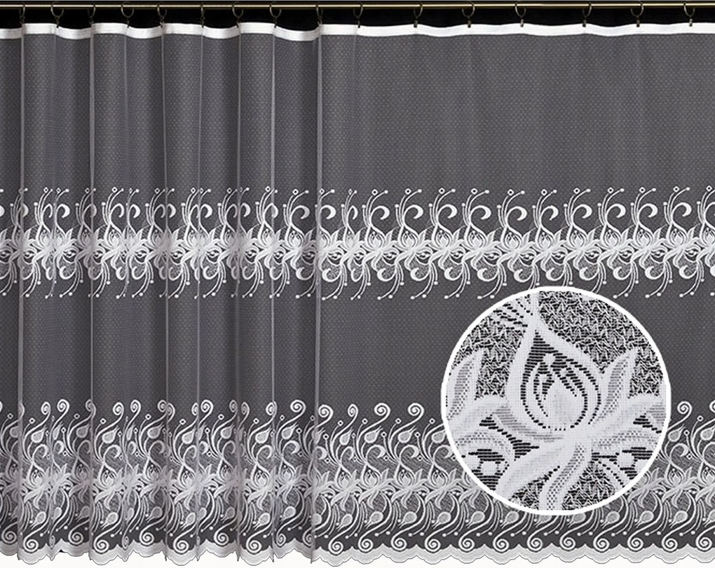 Mg Függöny jacquard 3266 250X145 kész, M-es szalaggal