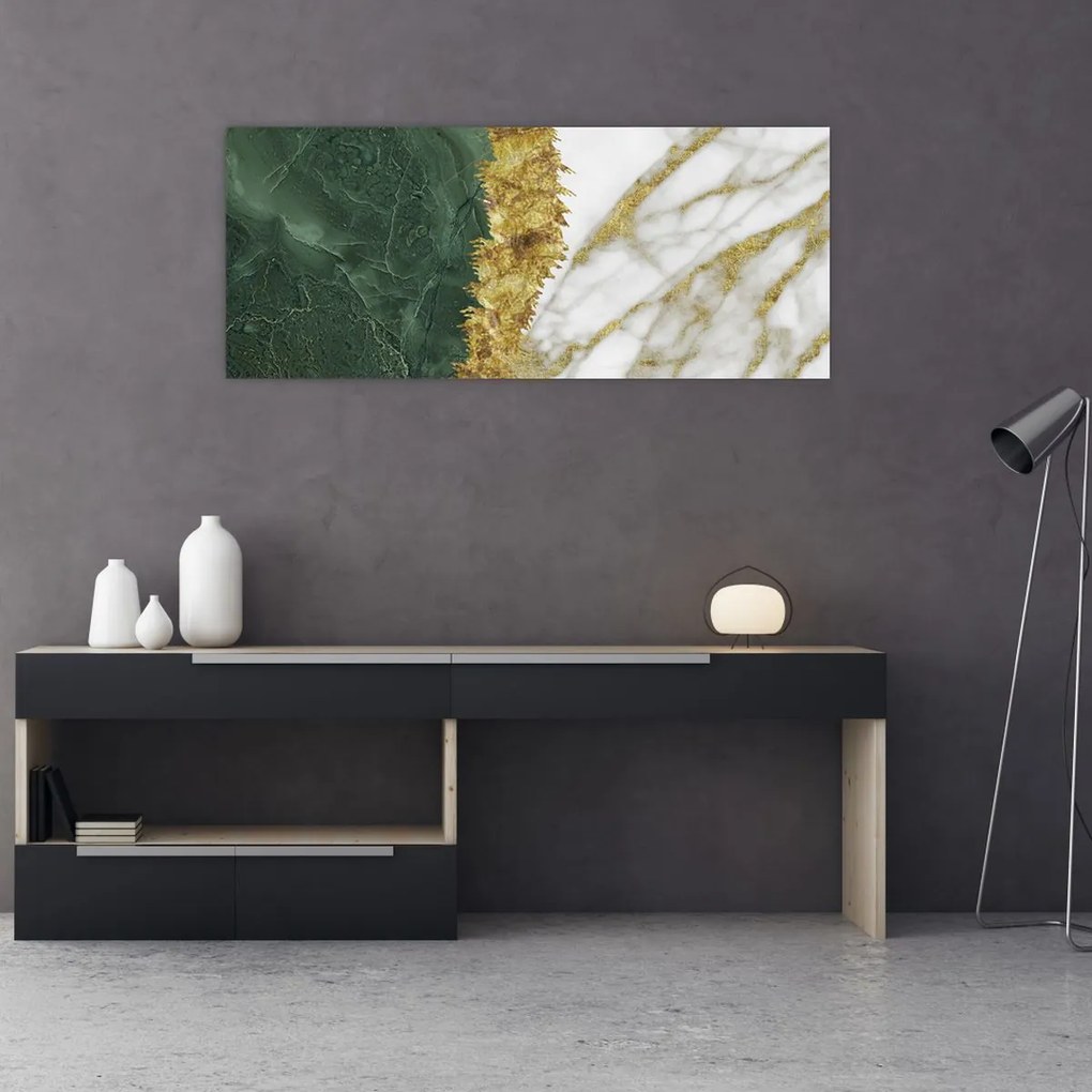 Kép - Zöld márvány N⁰1 (120x50 cm)