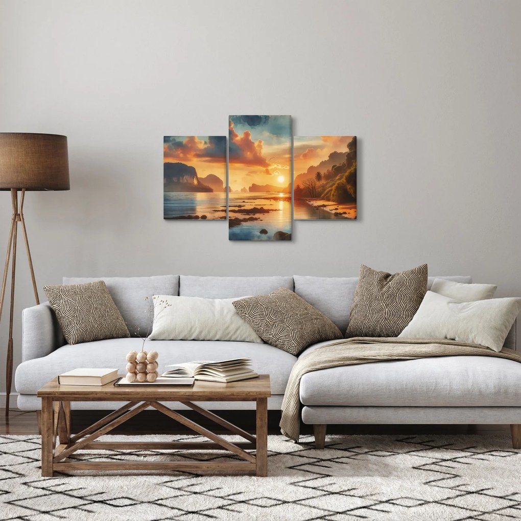 Kép - Kilátás a partról (90x60 cm)