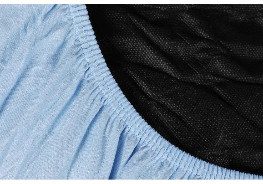 Kék gumis pamut lepedő 160x200 cm - Mijolnir