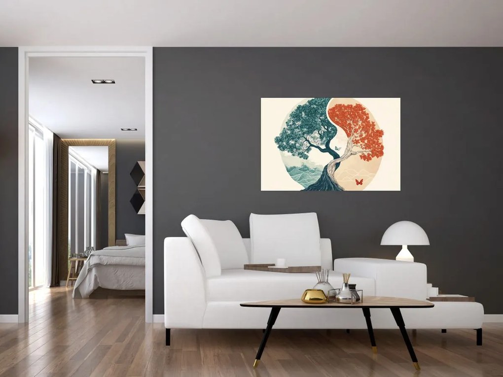 Kép – Energiafa (90x60 cm)