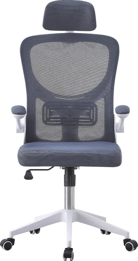 Irodai szék, szürke/fehér, MAGUS