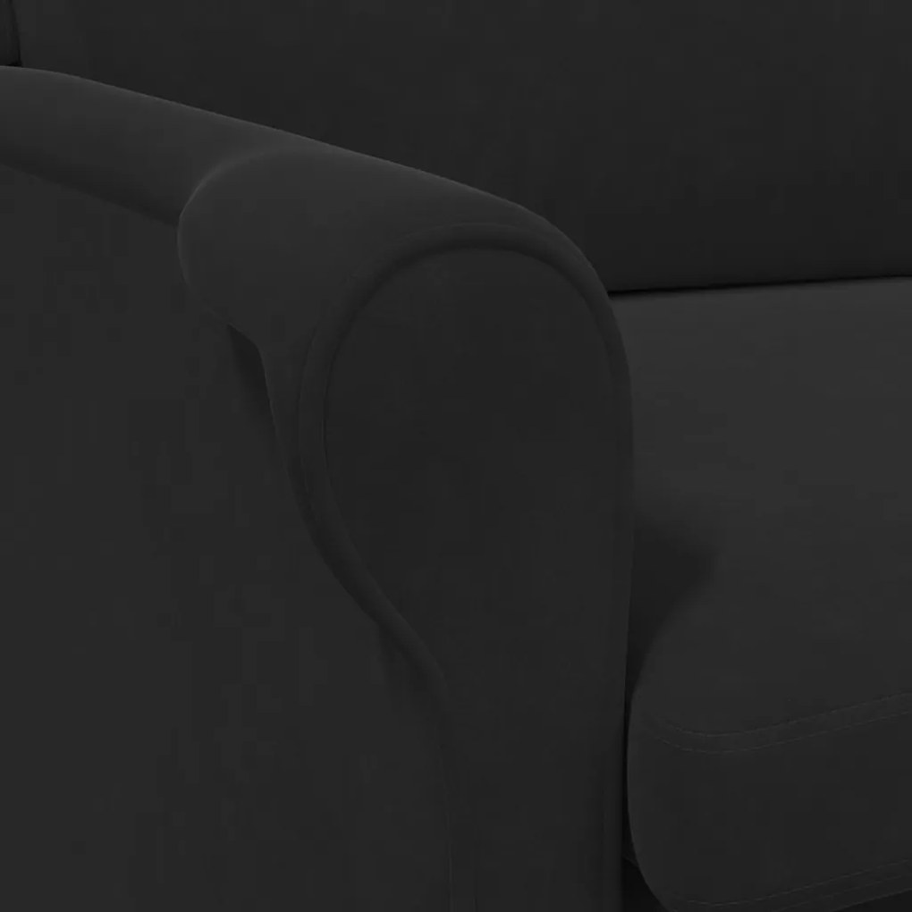 Fekete Karosszék Fekete Szövet, Fa Standard Ergonomikus