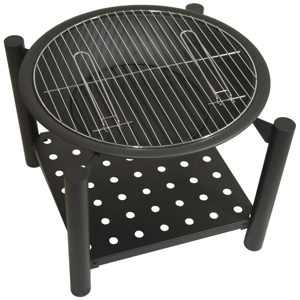 Cattara 13015 Tűzrakóhely grillrácsos Sabatini, 54x 55 x 54 cm