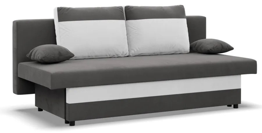 Sony kanapé, szövet anyag, bonell töltet, szürke - fehér