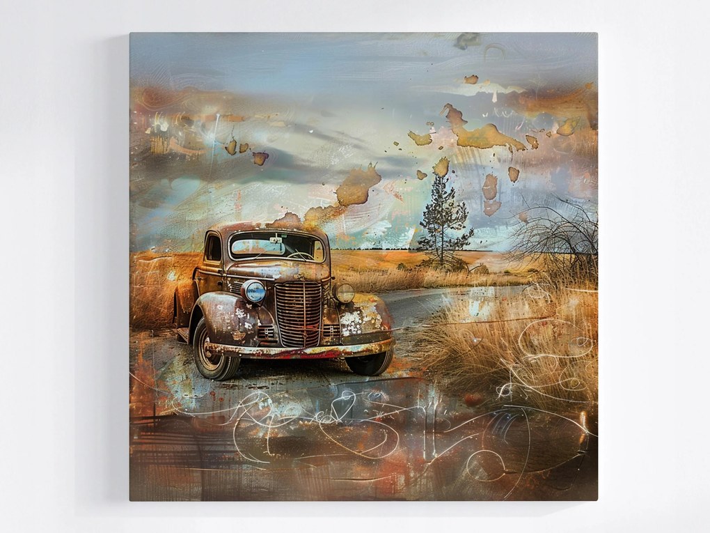 Vászonkép Canvas Retro Vintage Autó Oldtimer Klasszikus 40x40