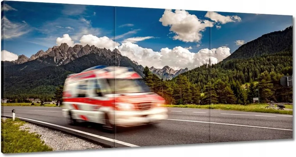 Képek 180x90 Mentőautó Száguldó jel