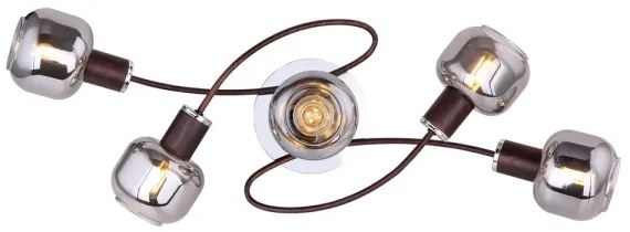 Globo 54303-5 - Spotlámpa PALLO 5xE14/40W/230V