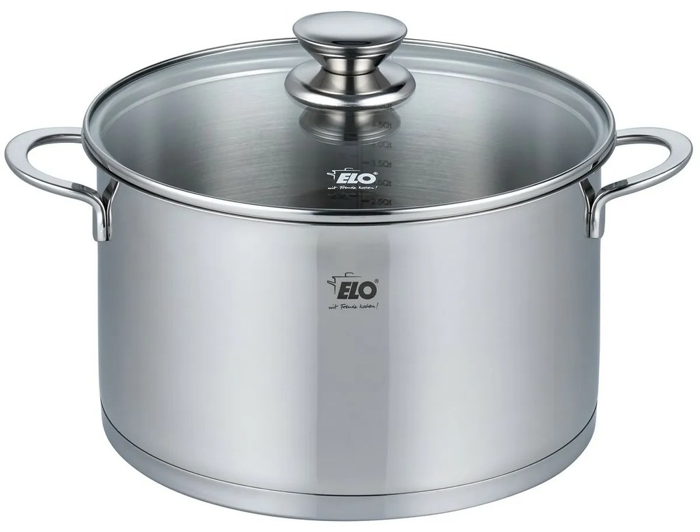 Elo 72554 Rozsdamentes acél edény Galant 24 cm,5,8 l, 5,8 l