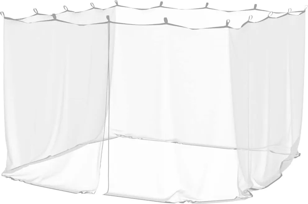 vidaXL fehér kültéri szúnyogháló 220 hálós 300 x 300 x 200 cm