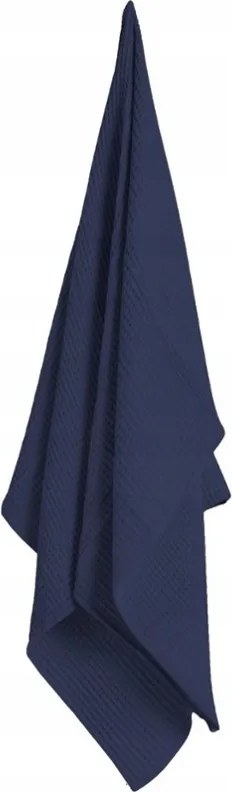 Konyhai törlőkendő 50x70 sötétkék gofrisütő prime pamut ostya
