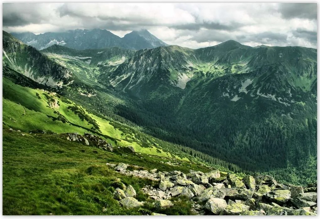 Poszterek 155x105 Tátra Lengyel hegyek Kilátás