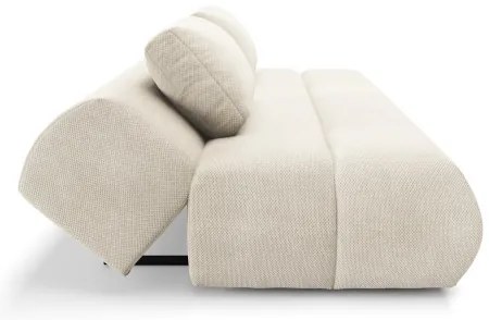 FANO kinyitható háromszemélyes kanapé, krémszínű