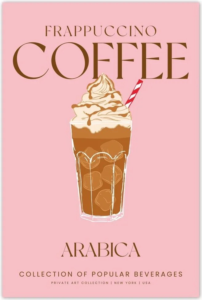 Poszterek 40x60 Frappuccino Kávé frappe Kávéital