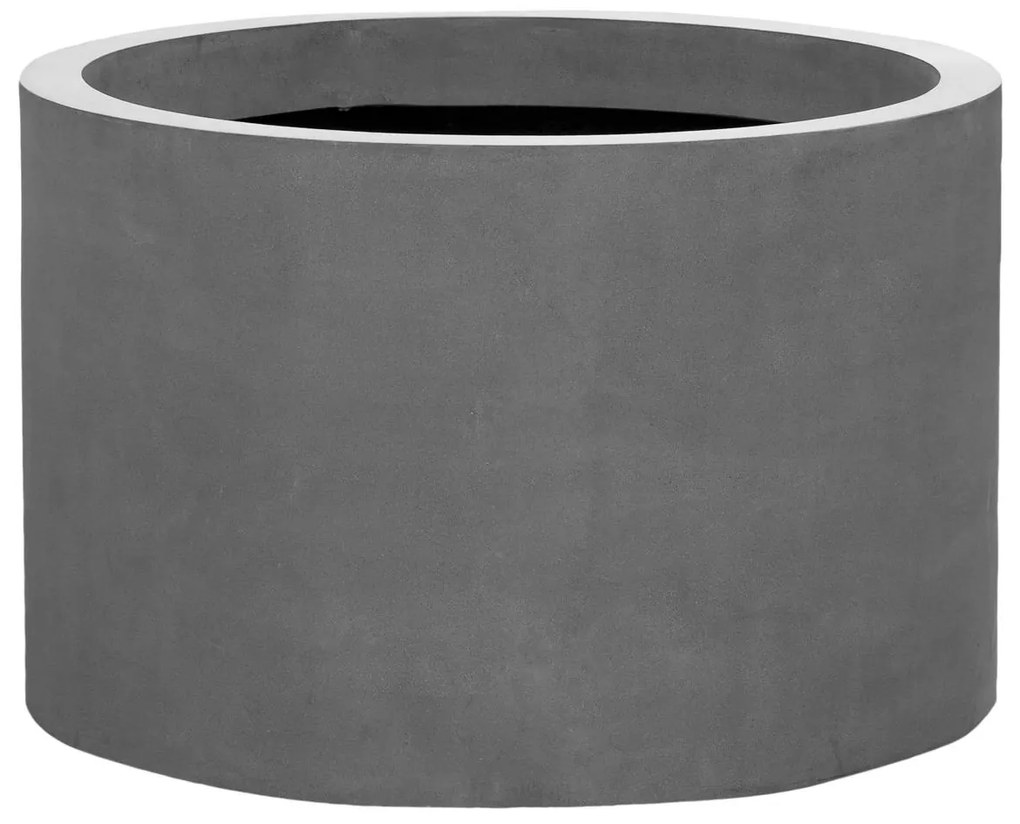 Pottery Pots Jumbo Max cserep közepes magasságú, szürke színű, többféle méretben - PotteryPots méret: XL - 70 cm, ⌀ 110 cm