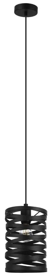 Fekete függőlámpa fém búrával ø 18 cm CREMELLA – EGLO