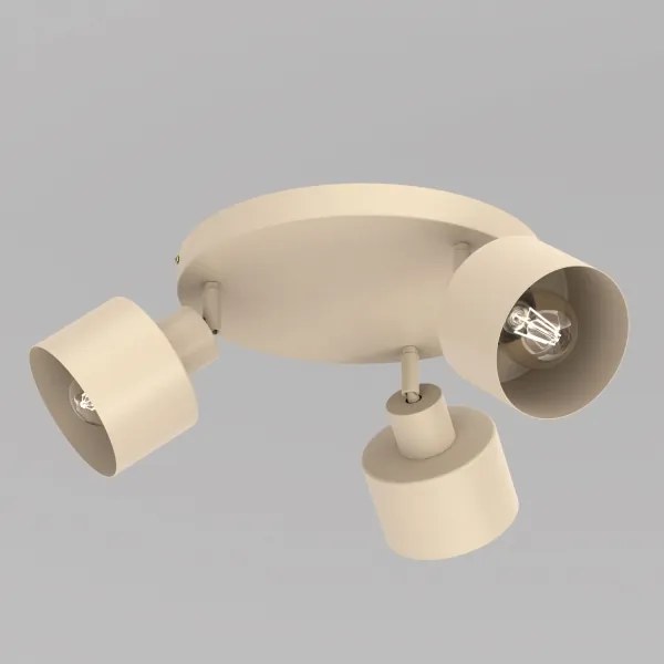 PARKLA 3xE27/15W/230V bézs spotlámpa