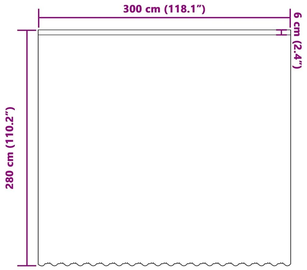 Függönyök függönyökkel Virágos Fehér 300 x 280 cm Poliészter