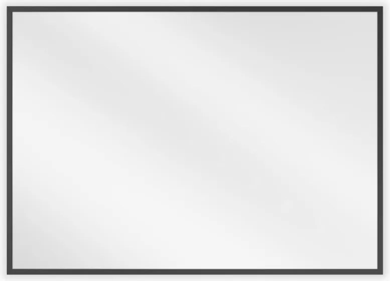 Mexen Loft téglalap alakú fürdőszobai tükör 70 x 50 cm, fekete keret - 9852-070-050-000-70
