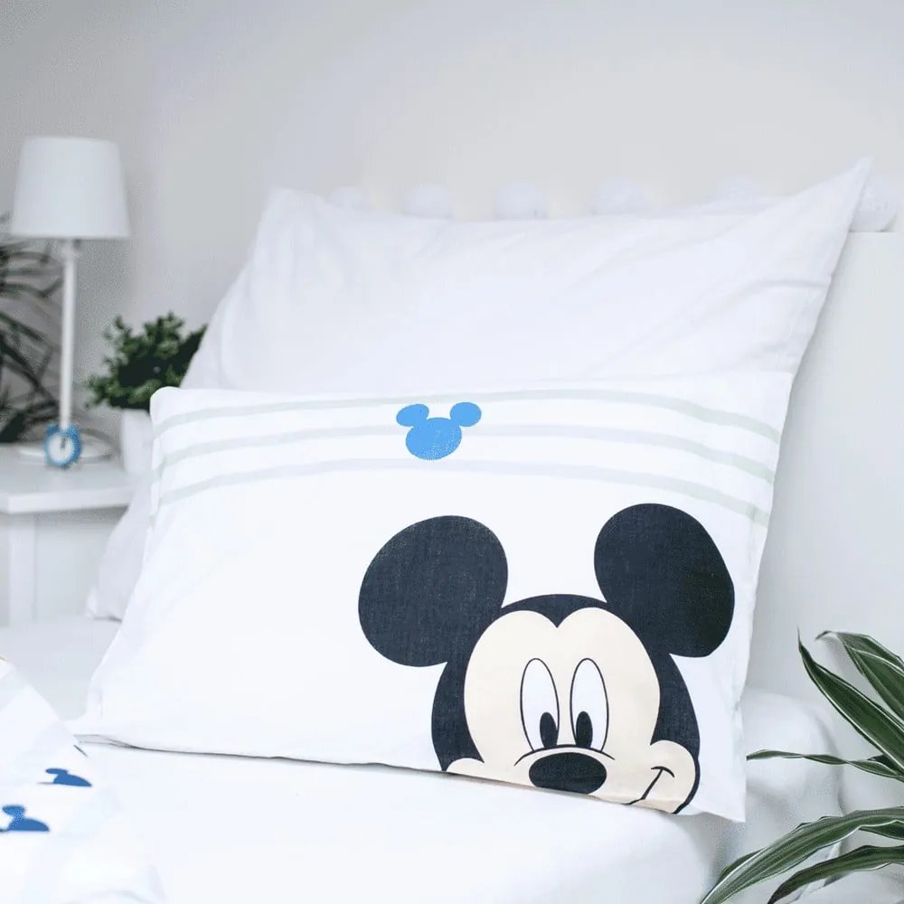 Pamut ágyneműhuzat babaágyhoz 100x135 cm Mickey – Jerry Fabrics