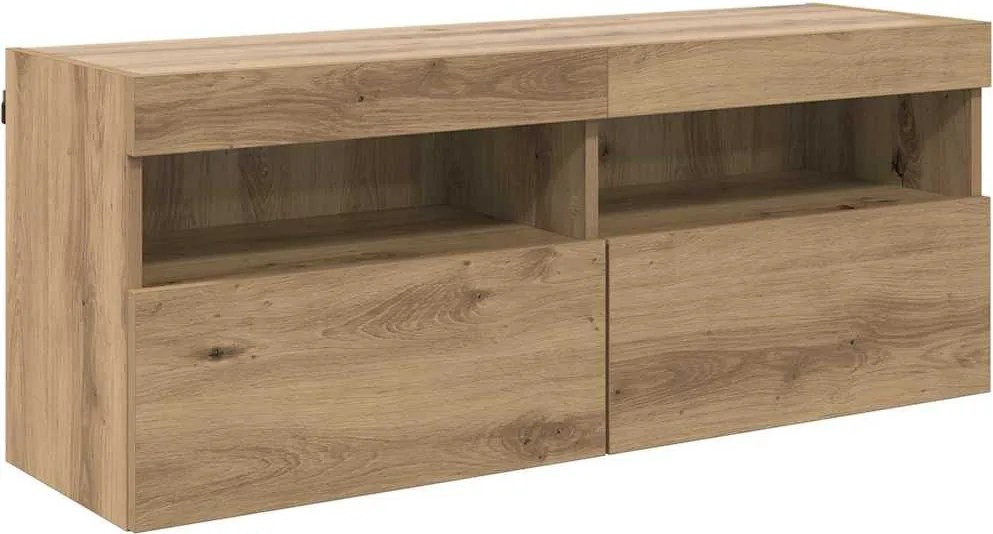 vidaXL TV Fali Szekrény Artisan tölgy 100 x 30 x 40 cm Faanyag