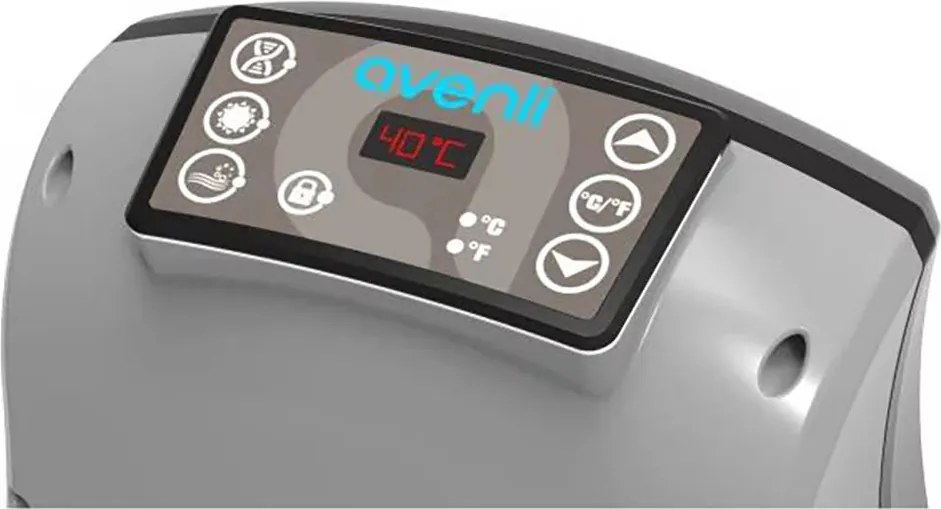 Avenli Bergen szürke márvány mintás felfújható jakuzzi 170 × 170 × 70 cm, 760 liter