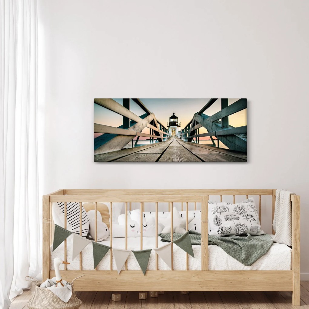 Kép - A mólón (120x50 cm)