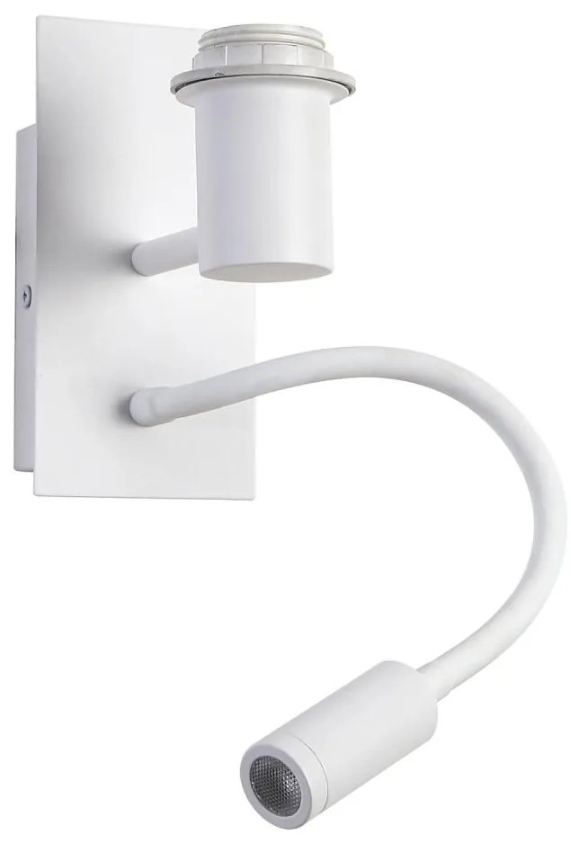 Brilagi - LED Rugalmas fali lámpa NUBILA 1xE27/25W/230V + LED/3W fehér