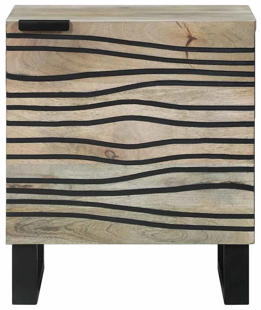 Éjjeliszekrények 2 pcs Természetes 40 x 33.5 x 46 cm